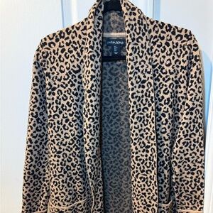 Cynthia Rowley cheetah print cardigan